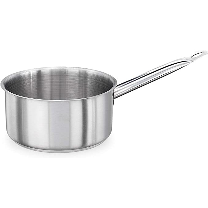 Pardini Casseruola Albergo Omnia 1500 Alta 1 Manico Acciaio Inox, Acciaio, Cm 18