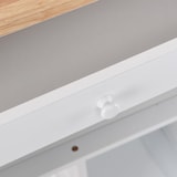 thumbnail of Helloshop26 - Carrello da cucina con ruote carrello da servizio con 1 cassetto 2 armadietti 1 portabottiglie in legno 67 x 37 x 20_0005444