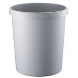 thumbnail of Corbeille à papier en plastique, ronde, 30 litres, gris lumière