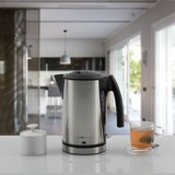 thumbnail of Clatronic WKS 3288 Hervidor Agua Eléctrico, 1,7L, Resistencia Oculta, Acero Inox., Inalámbrico, Apagado Automático, Blanco, 2200W