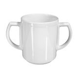 thumbnail of 6 x Seltmann Becher mit 2 Henkel 0,30 l, Form:  Vitalis, Dekor: 34467 terrakotta Band