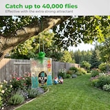 thumbnail of LastShield Vliegenval XL met lokmiddel - 2 stuks - Vangt 40.000 vliegen - Vliegenzak - Vliegenvanger - Ecologisch en gifvrij
