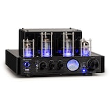 thumbnail of Amp VT Röhrenverstärker HiFi-Verstärker 2x35W RMS BT Opt./Koax./AUX-In Schwarz-Metallic