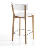 thumbnail of Oreste Luchetta Set 2 Sgabelli ALLEN in legno massello H.94 x L.47 x P.50 cm laccato bianco opaco