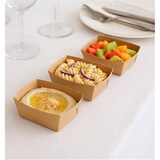 thumbnail of MONOUSO - Deli2Go Schalen aus Kraftpapier 125ml 10,8x8,2x3,5cm (125 Stück)