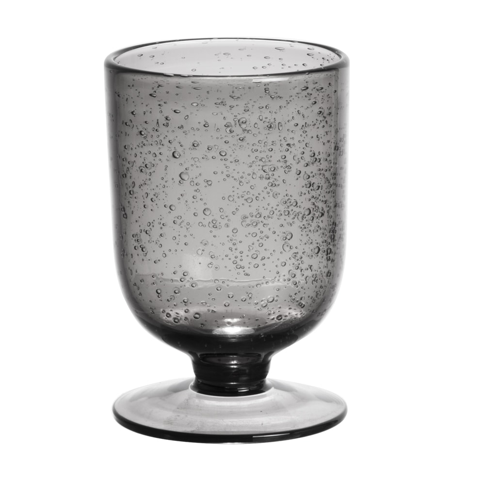 Stielglas Gordes Bullé 25 cl grau x6 - Rund Glas Table Passion