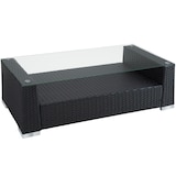 thumbnail of Rattan Lounge mit Aluminiumgestell München inkl. Bezüge in 2 Farben  
1