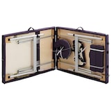 thumbnail of Helloshop26 - Klappbare 3-teilige Massageliege Edelstahl lila 02_0001828