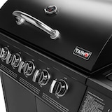 thumbnail of TAINO BASIC 6+1 Brenner Gasgrill Abdeckung Set Regler BBQ Grill Zubehör schwarz