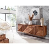 thumbnail of WOHNLING TV Schrank 140x54x33 cm Lowboard Holz Fernsehkommode Fernsehschrank