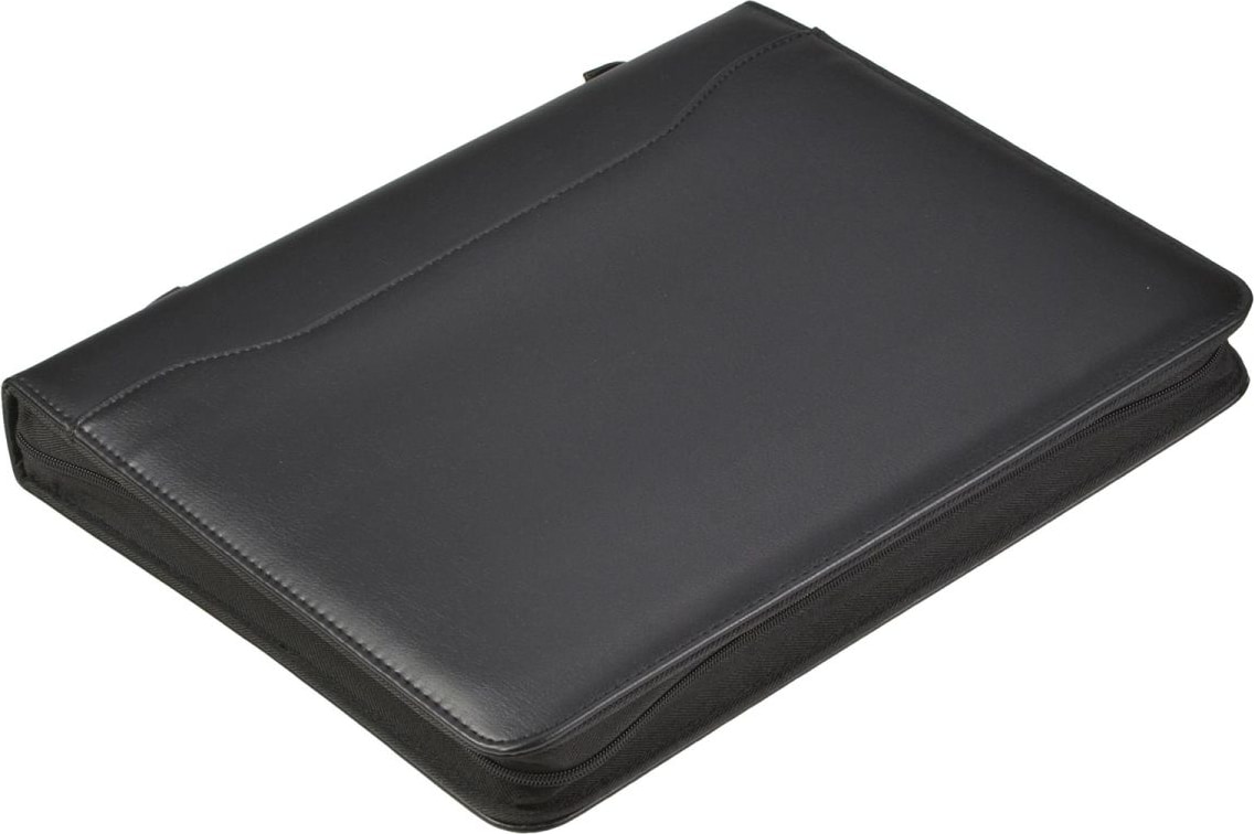 Alassio Ringbuchmappe mit Griff Konferenzmappe A4 schwarz Mappe Orgamappe Verkaufsmappe 30025