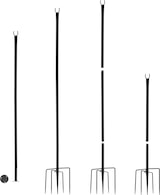 thumbnail of 2x Lichterkettenhalterung Lichterkettenmast Girlandenstange Gartenstab 2,8m