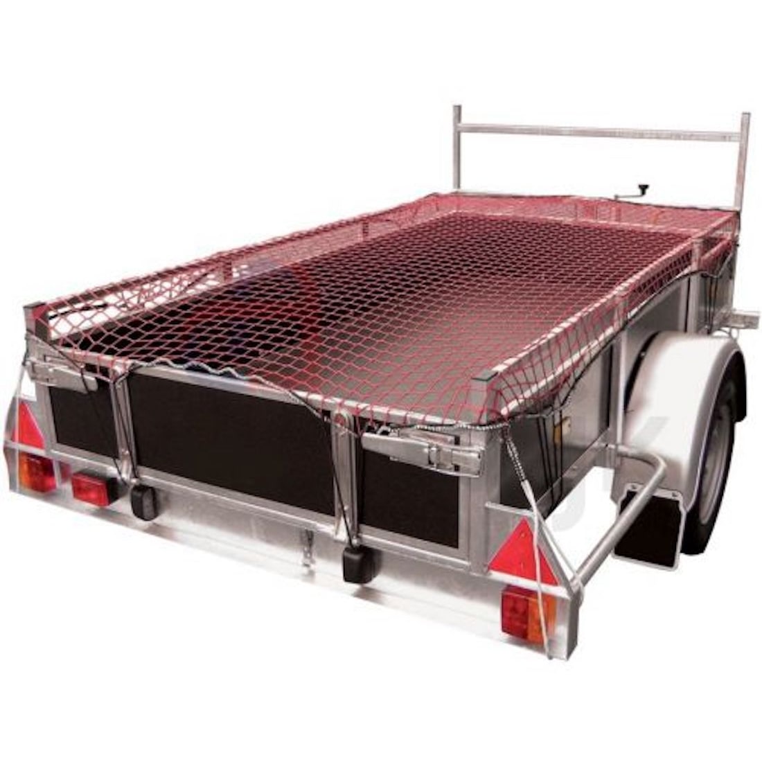 Anhängernetz Abdecknetz 2,5x4,5m Gummizug Transportnetz  Containernetz