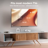 thumbnail of ONKRON drehbare TV-Wandhalterung für 32–65 Zoll (bis 41 kg), schwenkbar, neigbar & ausziehbar, VESA max. 400x400, Schwarz, Modell M4R-B