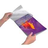 thumbnail of Fellowes 100 fundas plastificar Premium A3, 80 micras, acabado de alta calidad, flechas direccionales de introducción que desaparecen al plastificar