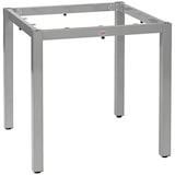 thumbnail of Garden Emotions Outdoor Tischgestell für quadratische Tischplatten 80x80 cm Lexus silber