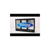 thumbnail of Maxima - 9400905 Refrigerador de bebidas 2 puertas con bisagras LED doble vidrio cerradura negro 214L 92x51,5x85 cm