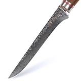 thumbnail of Wakoli Nussbaum Damast Ausbein- und Filetiermesser I 16,5 cm Klinge I Nussbaumholzgriff
