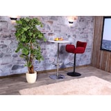 thumbnail of Tavolo bar Tavolo bistrot Tavolo reception Bari con poggiapiedi Ø60cm ~ nero