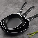 thumbnail of BERGNER - Juego de 3 Sartenes Aluminio Prensado Ø16/Ø20/Ø24 cm Apto para Inducción Navy Black con Set 3pcs Utensilios de Cocina 32,8x33x7x1,4 cm Xmart