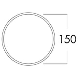 thumbnail of NABER Klima-E / Mauerkasten / Edelstahl / 150er Rundkanal (4022039)