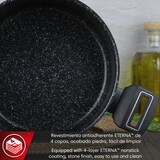 thumbnail of Magefesa Onix - Olla de 20 cm, Acero Inoxidable 18/10, Antiadherente Tricapa, Todo Tipo de Fuegos, Diseño Moderno, Exterior Pulido Espejo, Inducción