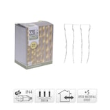 thumbnail of Rebecca Mobili Cascata Luminosa Stringa di Luci 220 led Bianco Caldo Deco Natale per Casa Esterno