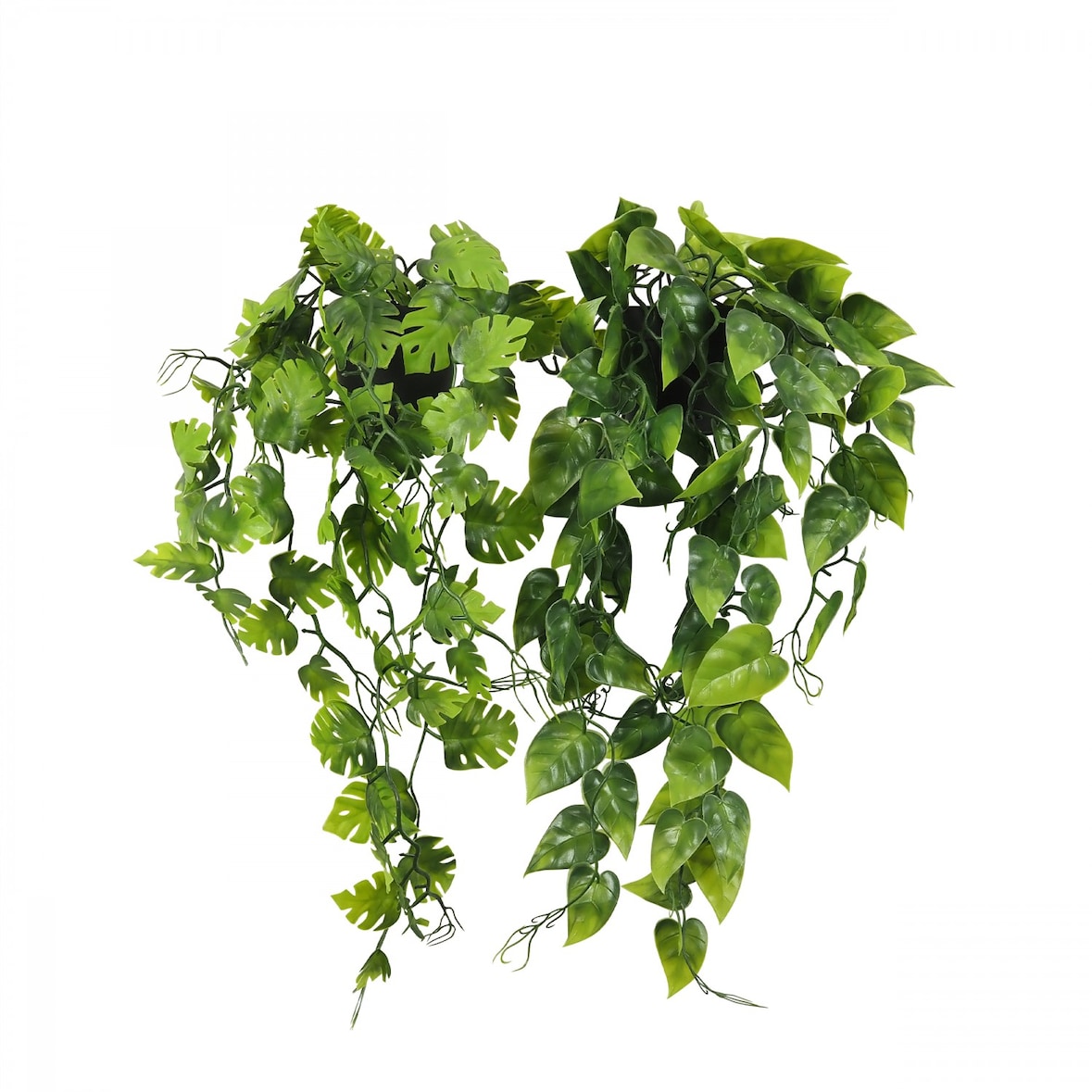 LIGNE DÉCO Plante succulente retombante artificielle 50cm lot de 2