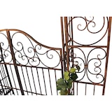 thumbnail of DanDiBo Rosenbogen mit Tür Tor aus Metall 120853 Rundbogen Antik Torbogen Gartentor Rankhilfe Schmiedeeisen