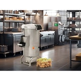 thumbnail of METRO PROFESSIONAL Peladora de patatas GPP1018, acero inoxidable, 62 x 54 x 100 cm, 1100 W, 18 kg