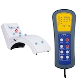 thumbnail of vidaXL Massage Chaiselongue mit Kissen Weiß Kunstleder