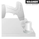 thumbnail of WAGNER Möbelbein/Verstellfuß TELESCOPE - Ø 50 x 80-105 mm, mit Anschraubplatte Ø 85 mm, Alu Edelstahl Optik - 12048201