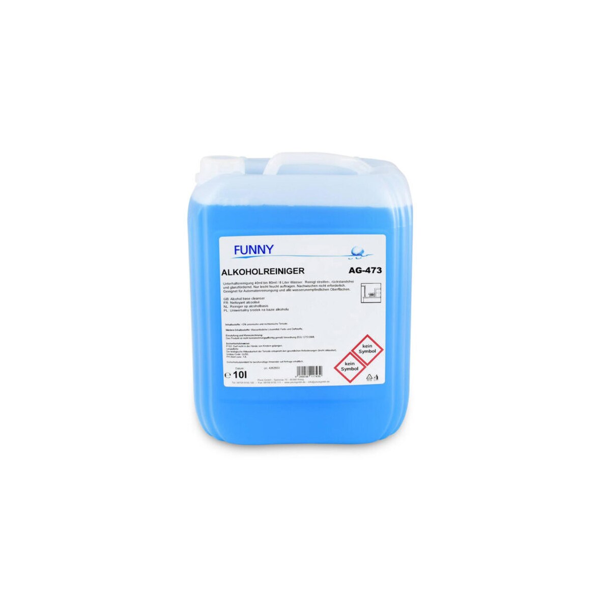 Alkoholreiniger Funny - 2 x 10 L Kanister - Konzentrat - Allesreiniger