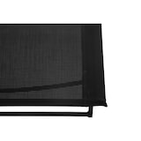 thumbnail of METRO PROFESSIONAL Set de terrasse SANTORINI, 3 pièces, textilène/acier/verre, 1 table, 2 chaises, pliantes, noir