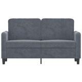 thumbnail of vidaXL 2-Sitzer-Sofa Dunkelgrau 120 cm Samt