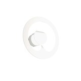 thumbnail of Applique Moderna Tonda Fuel 1 Luce In Metallo Bianco Gx53