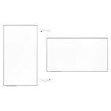 thumbnail of ALLboards Keramik-Magnettafel emailliert P3 180x100 cm, Alurahmen