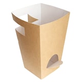thumbnail of MONOUSO - Caja Cartón Para Churros con Chocolate Kraft 78x78x179mm (25 Uds)