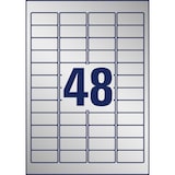 thumbnail of Avery Zweckform L6009-20 Typenschild-Etiketten, 45,7 x 21,2 mm, 20 Bogen/960 Etiketten, silber