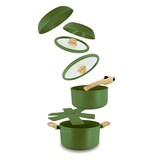 thumbnail of Menastyl - Set 8 pièces super ball colorama en aluminium recyclé olive