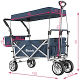 thumbnail of tectake Carretto richiudibile Nico con borsa per il trasporto, carico massimo 80 kg - 403550