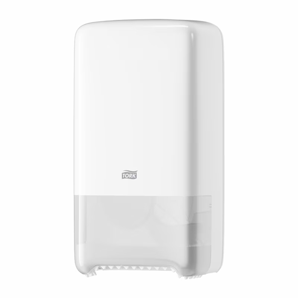 TORK Mid-size | Spender für zwei T6-Toilettenpapierrollen, weiß (cod. 557500) - 2 Rollen