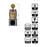 thumbnail of Soudek 20, Trockenkühlgerät, Bierkühler, Zapfanlage, Bierzapfanlage 1-leitig, 20 Liter/h, Green Line
