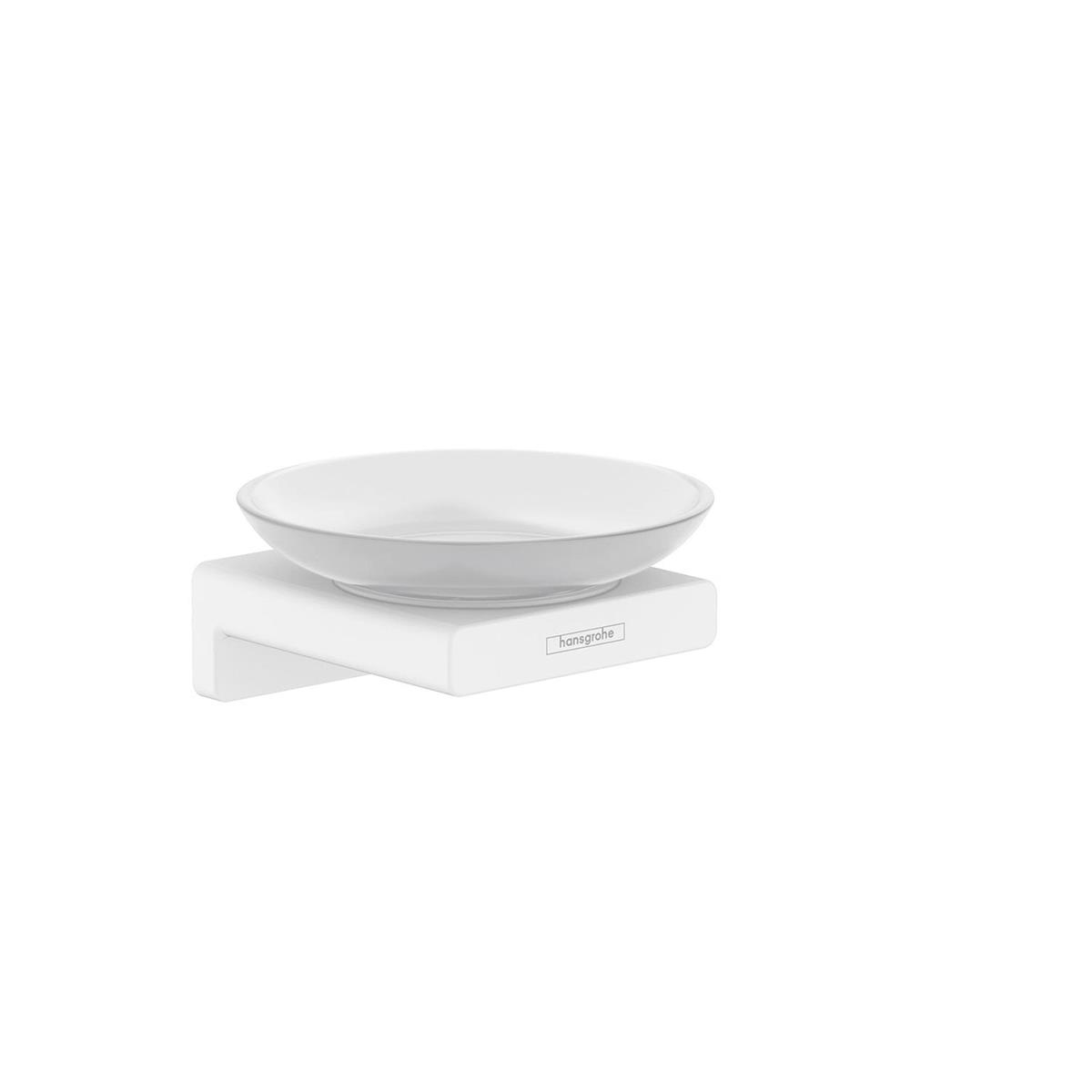 hansgrohe AddStoris Q Seifenschale, Mattweiß