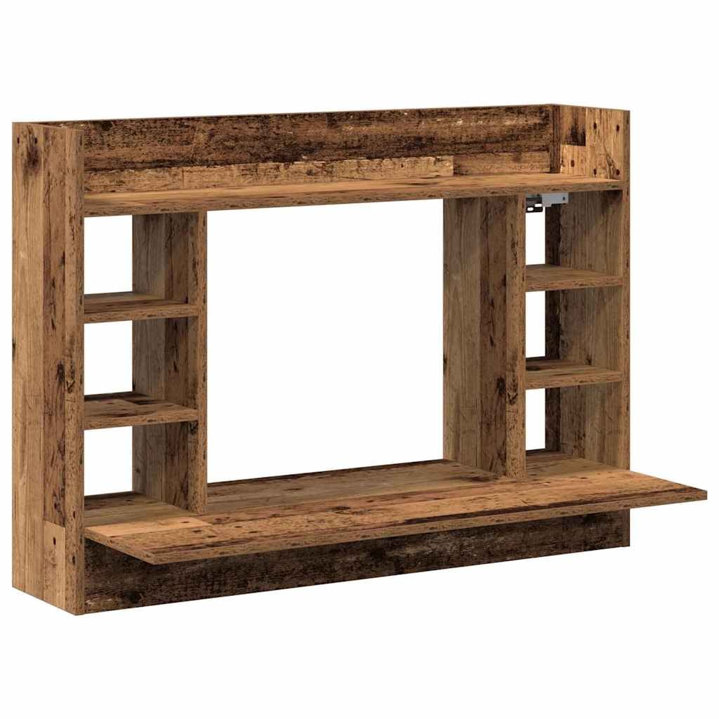 Scrivania da parete Legno vecchio 105 x 48 x 75 cm Modello Vega Executive Plus in derivati \u200b\u200bdel legno