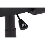 thumbnail of Directiestoel NN H8522L, kunststof, in zithoogte verstelbaar, zwart