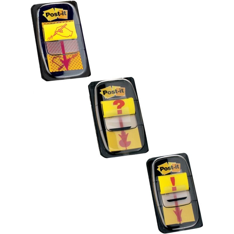 Post-it Haftmarker Index Symbol 'Ausrufezeichen', gelb