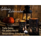 thumbnail of Teelichthalter 2er Set Kerzenständer Kerzenhalter rund schwarz gold
