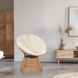 thumbnail of Papasansessel / Drehsessel WEAVORA Outdoor beige hjh LIVING