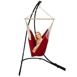 thumbnail of Supporto Amaca con XXL Sedia Sospesa 360° Poltrona Dondolo Giardino Rosso